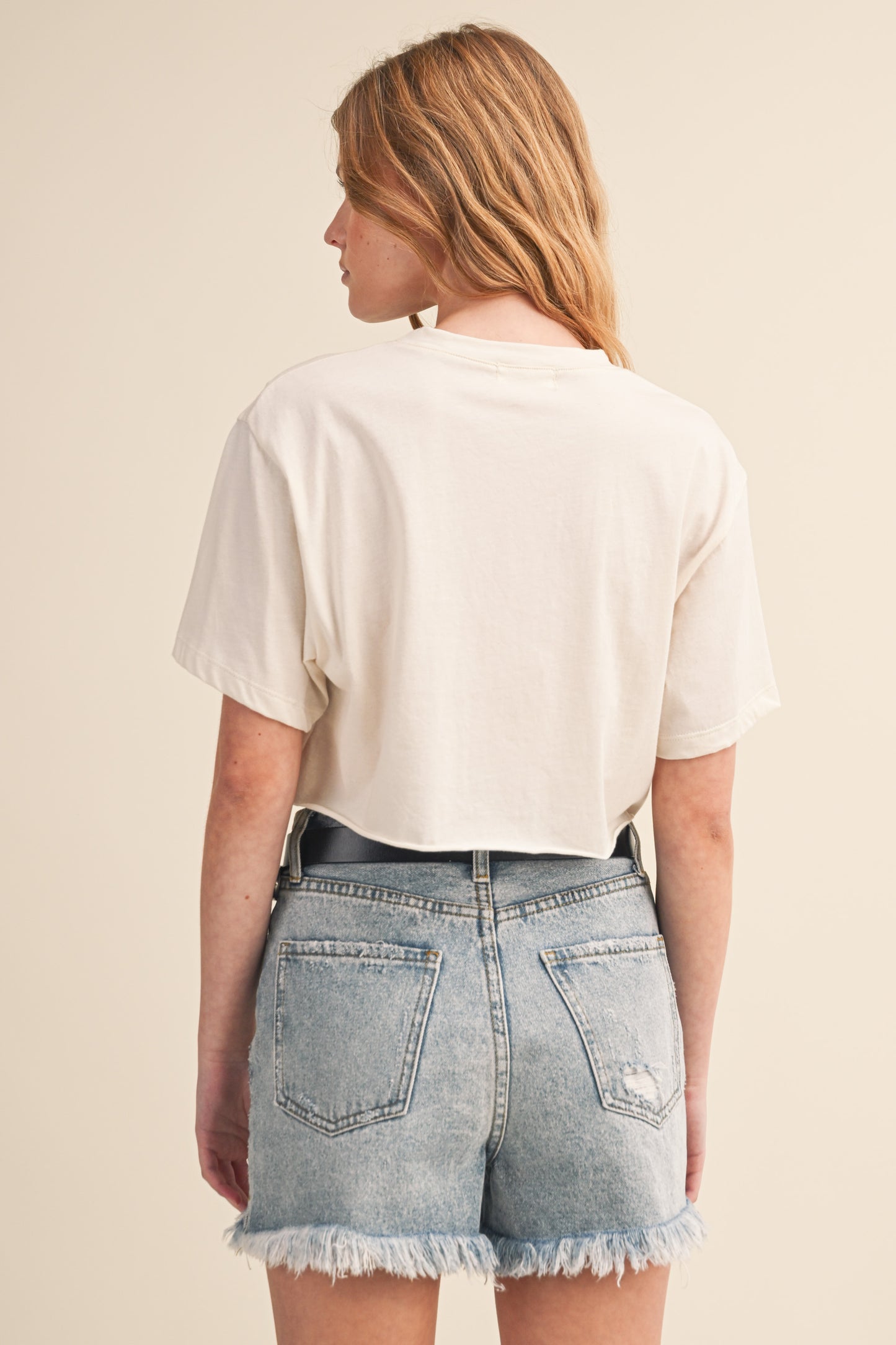 COWGIRL CLUB TEE CLUB CROPPED TEE