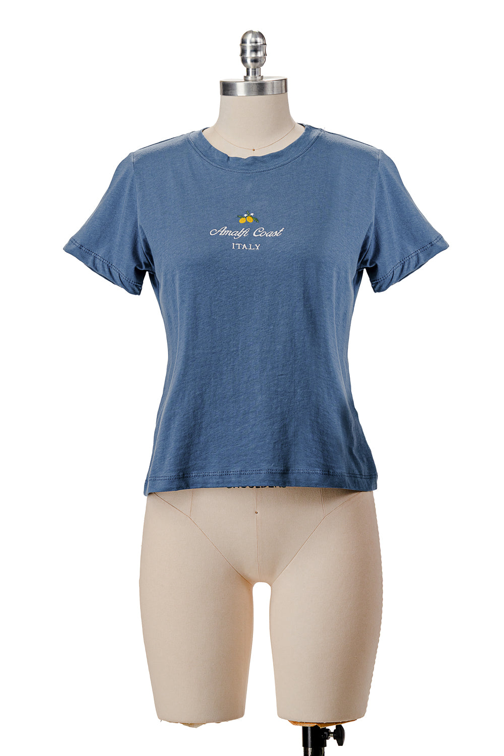 AMALFI COAST ITALY LEMONS EMBROIDERY TEE