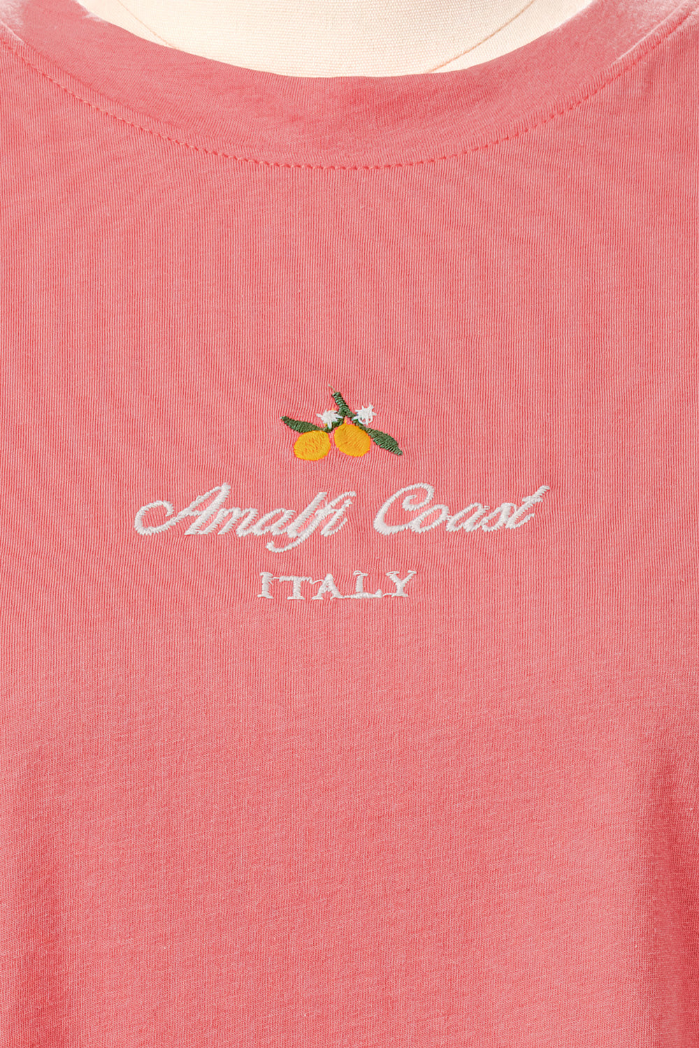 AMALFI COAST ITALY LEMONS EMBROIDERY TEE