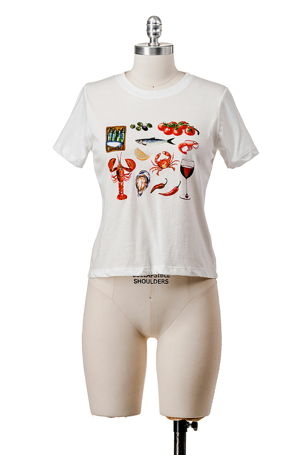SHORT SLEEVE T-SHIRT WITH GRAPHIC AND EMBROIDERY