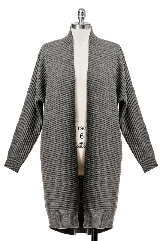LONG SLEEVE SWEATER KNIT TUNIC CARDIGAN