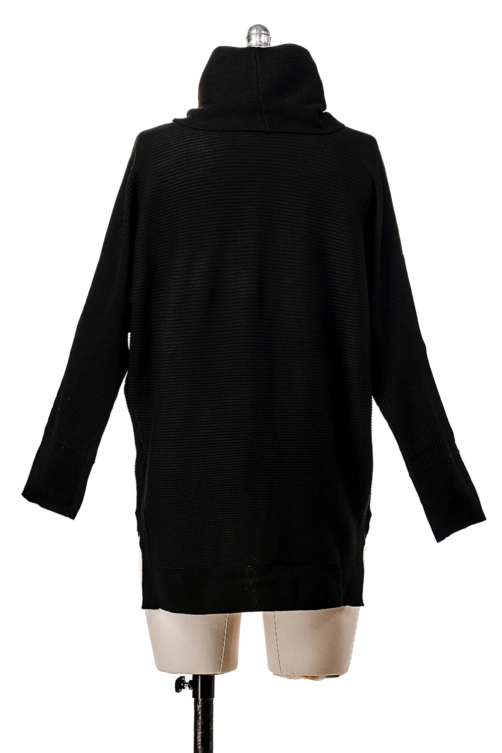 LONG SLEEVE COWL NECK SWEATER KNIT