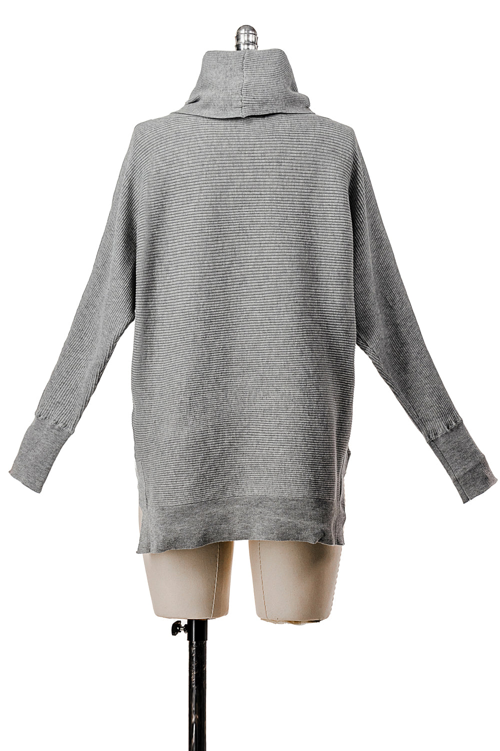 LONG SLEEVE COWL NECK SWEATER KNIT