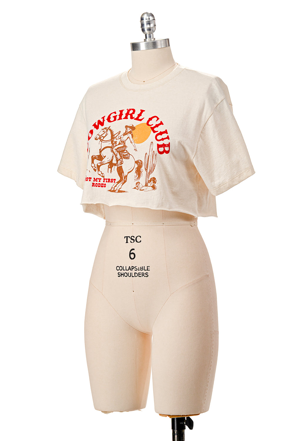 COWGIRL CLUB TEE CLUB CROPPED TEE