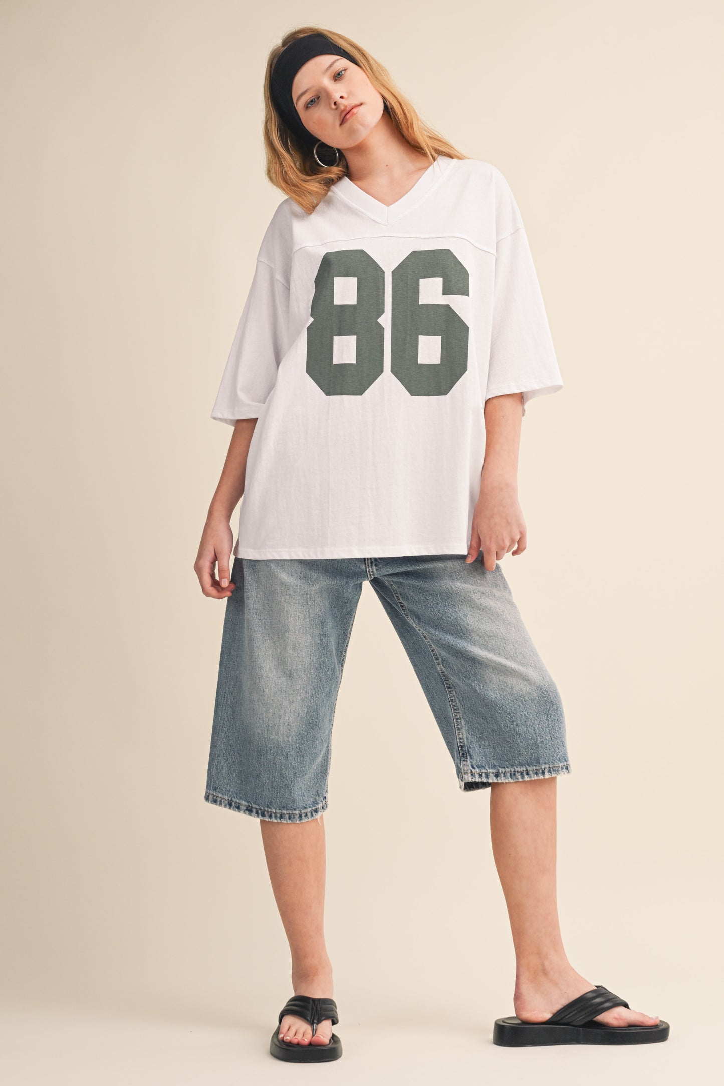 86 OVERSIZED COTTON JERSEY
