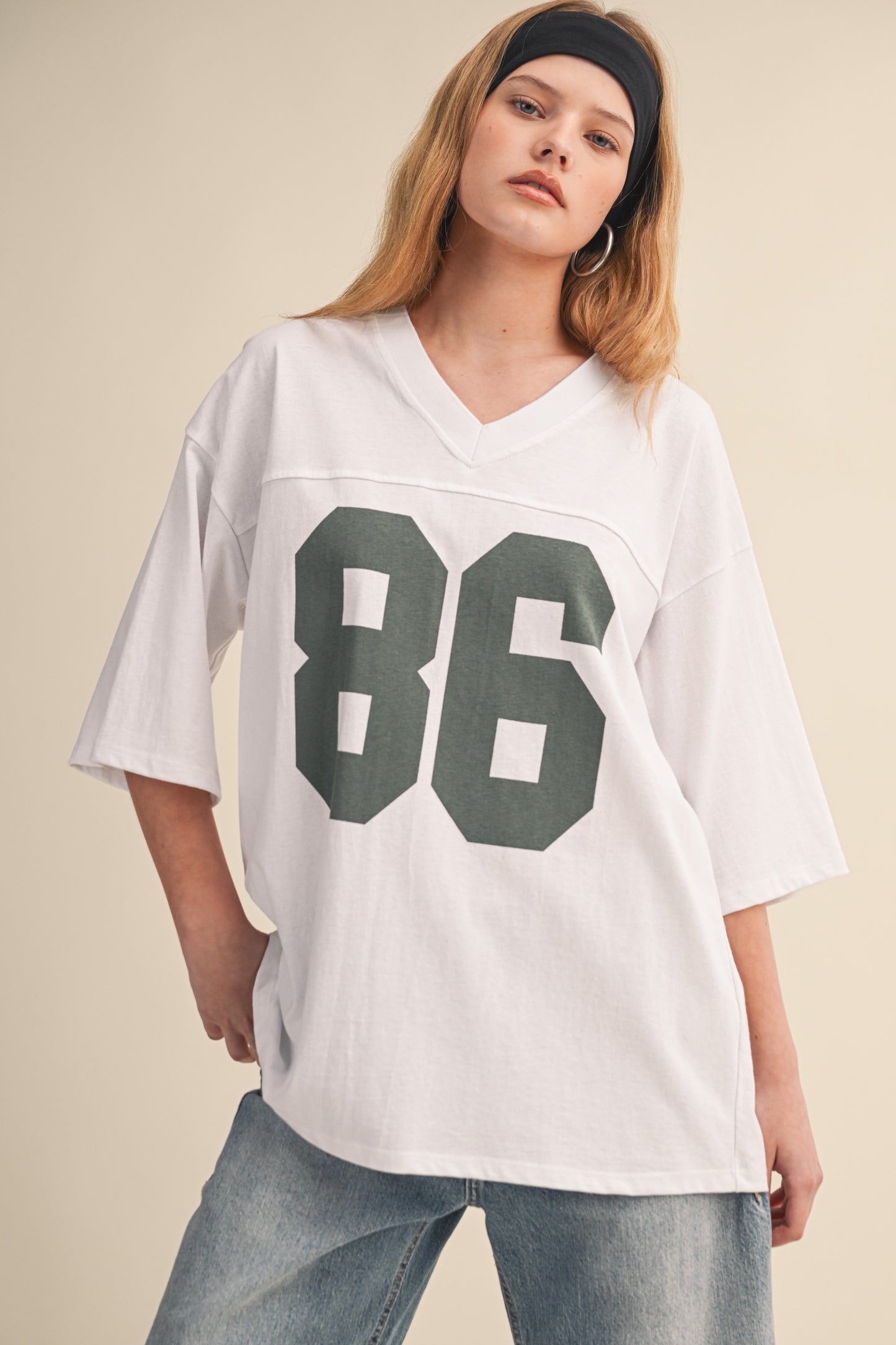 86 OVERSIZED COTTON JERSEY