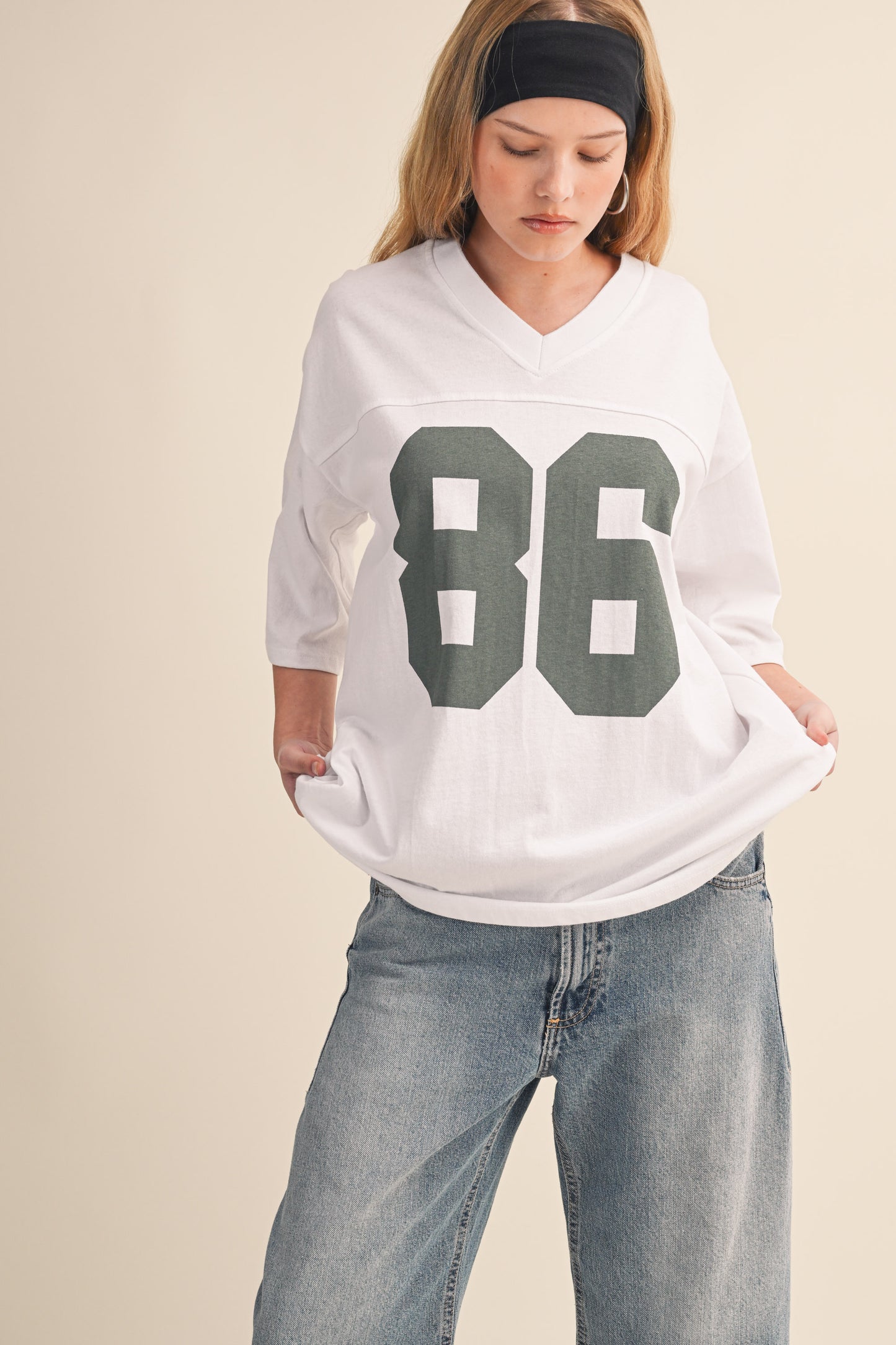 86 OVERSIZED COTTON JERSEY