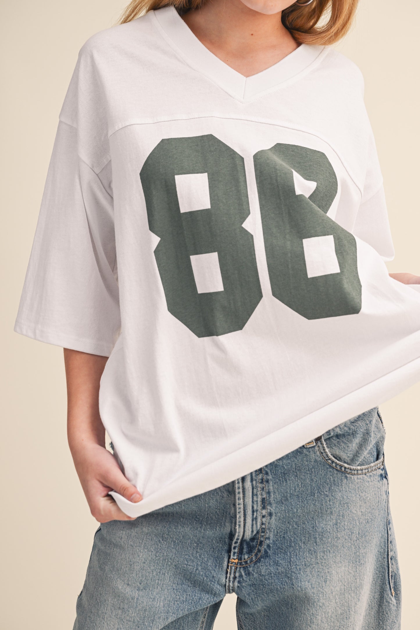 86 OVERSIZED COTTON JERSEY