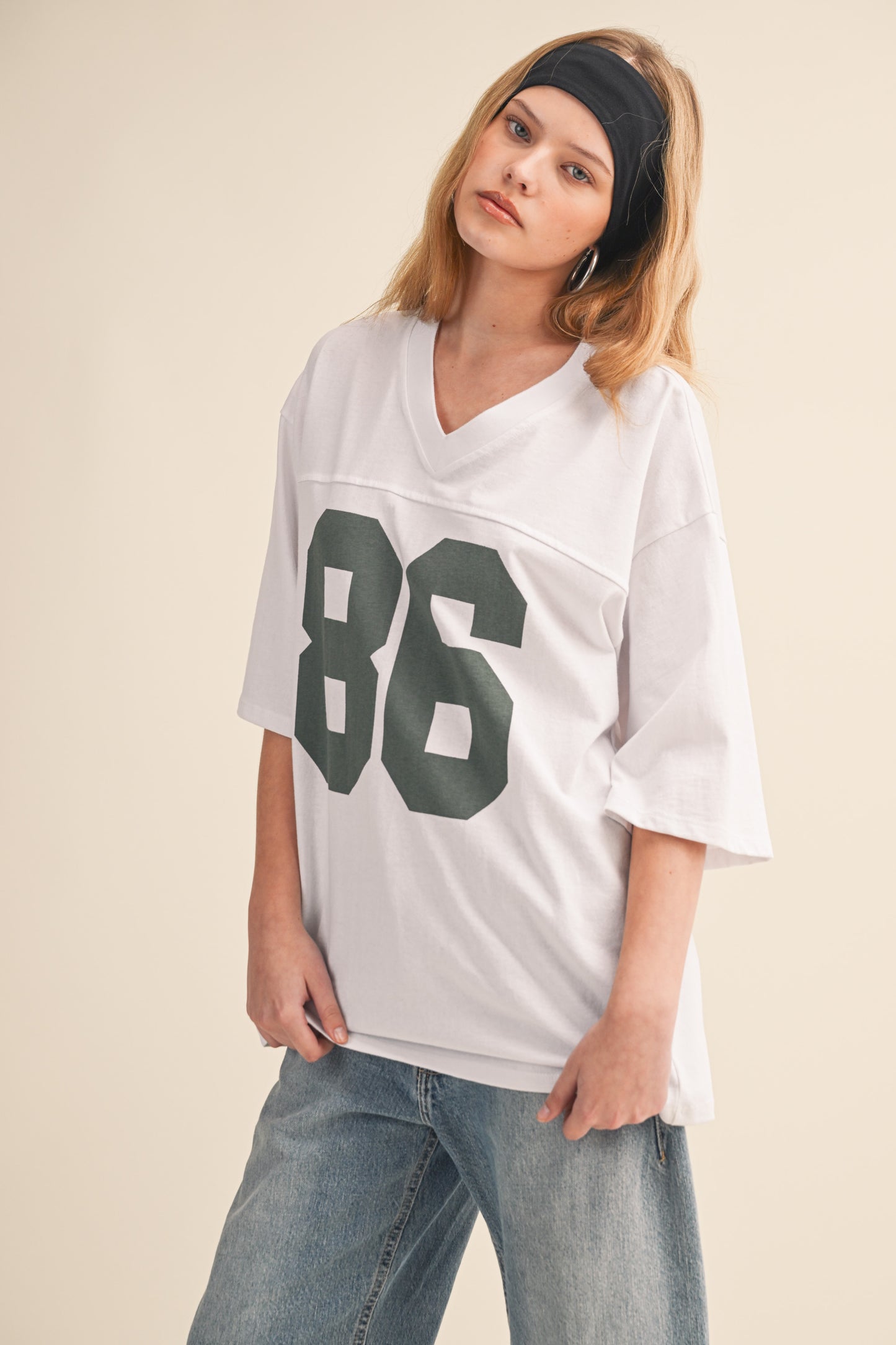 86 OVERSIZED COTTON JERSEY
