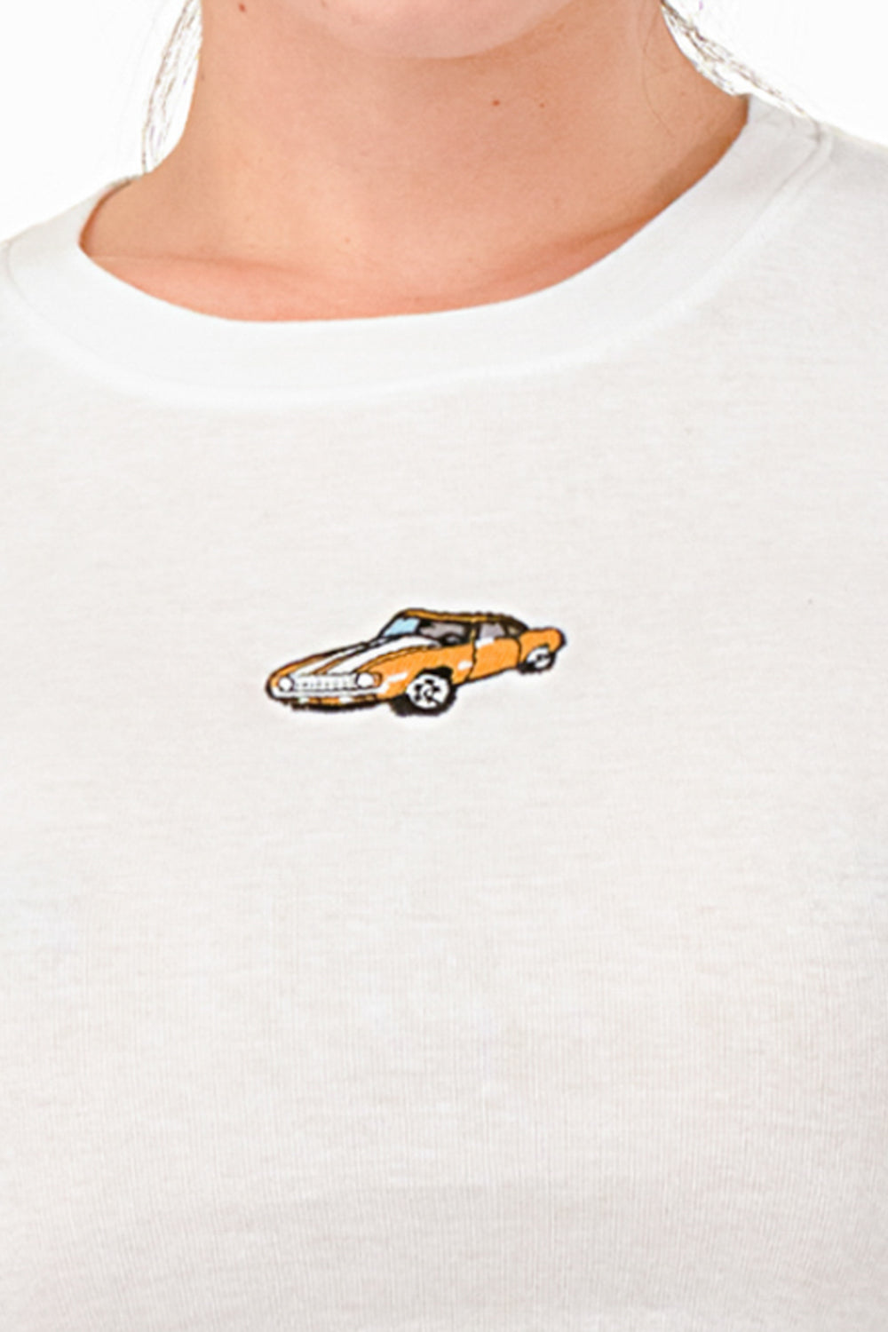 VINTAGE MUSTANG EMBROIDERY BABY TEE