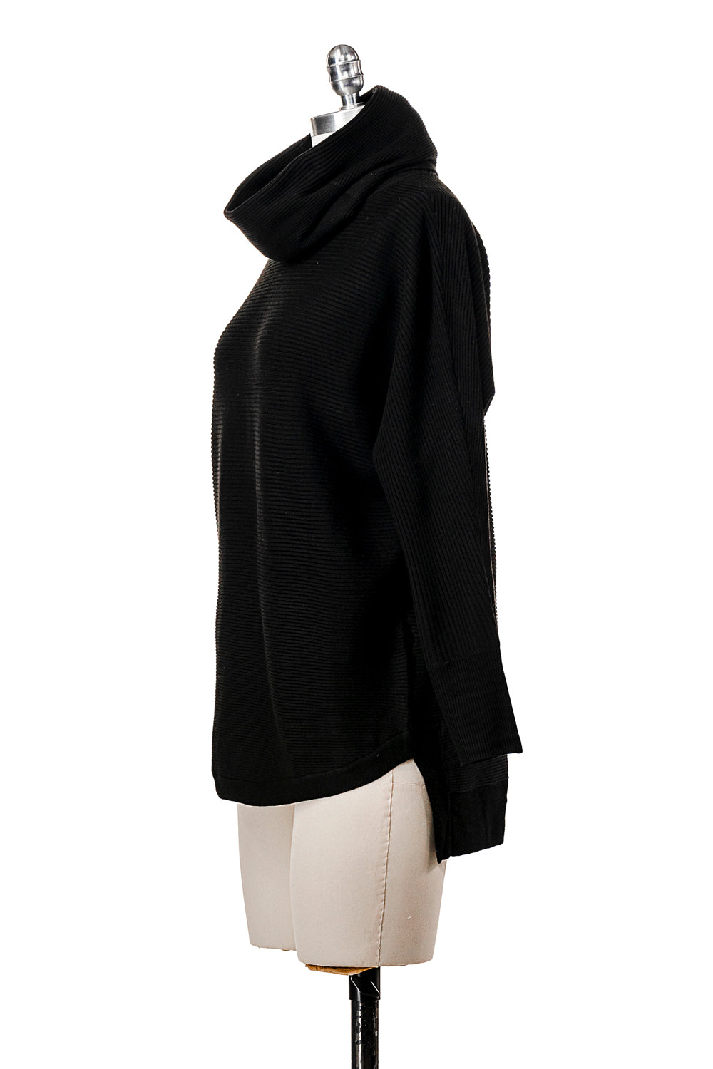 LONG SLEEVE COWL NECK SWEATER KNIT