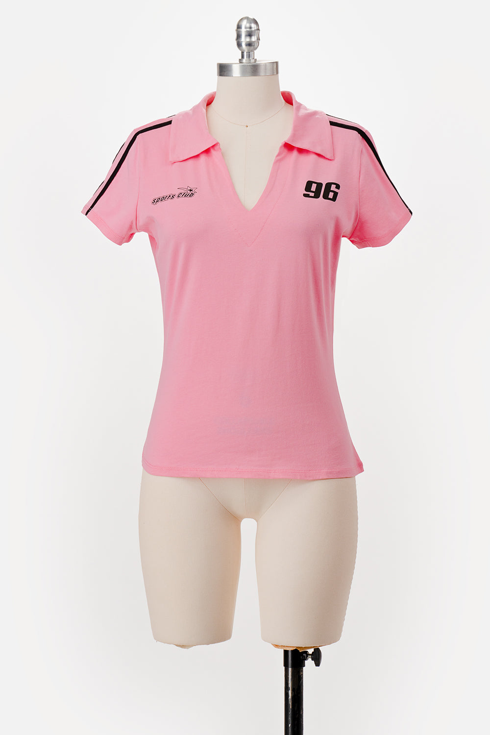 96 SPORTS CLUB POLO TEE PINK