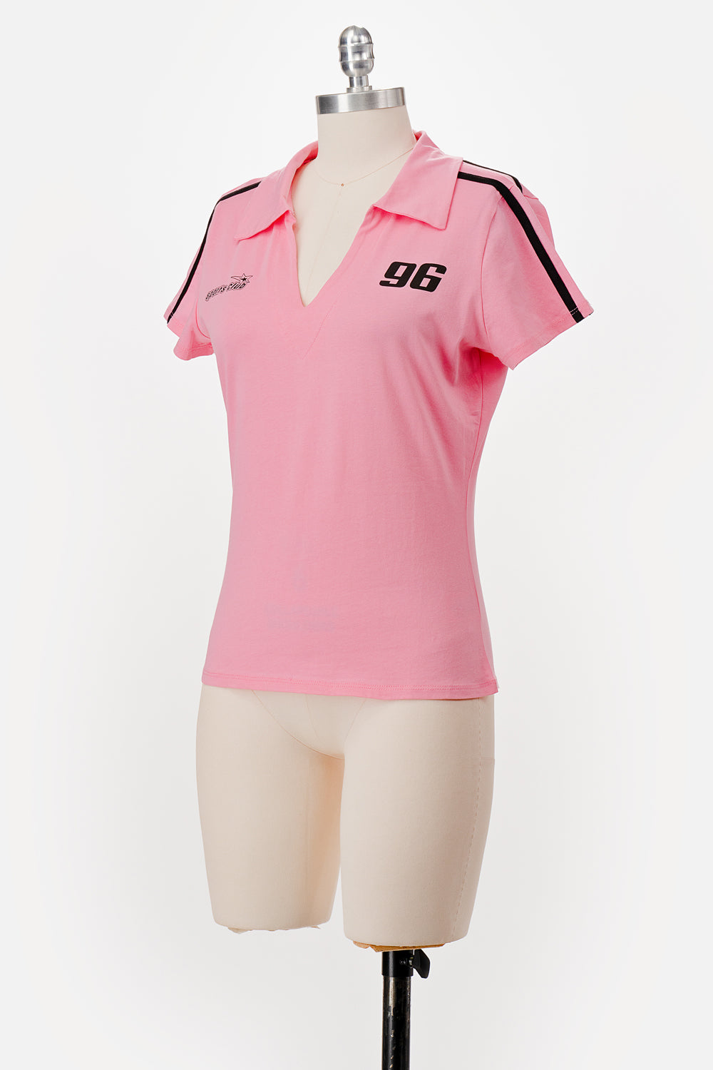 96 SPORTS CLUB POLO TEE PINK